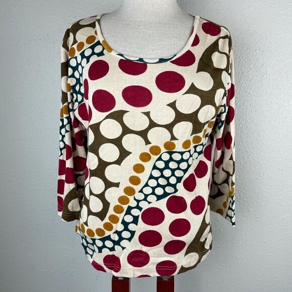 Passports Long Sleeve Top Size M EUC - Picture 1 of 5